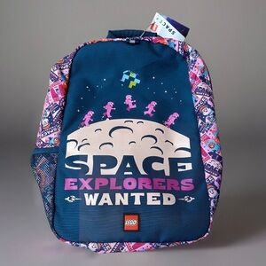 Lego Space Explorers Backpack Kids 16” School / Travel NEW WITH TAGS